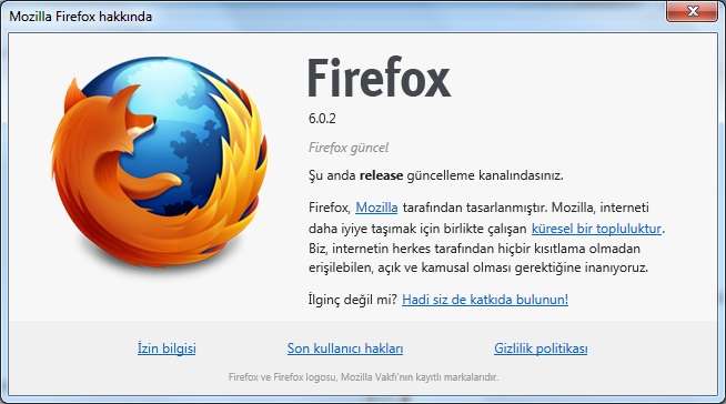 Mozilla Firefox v6.0.2 Final Türkçe (Win/Mac/Linux)